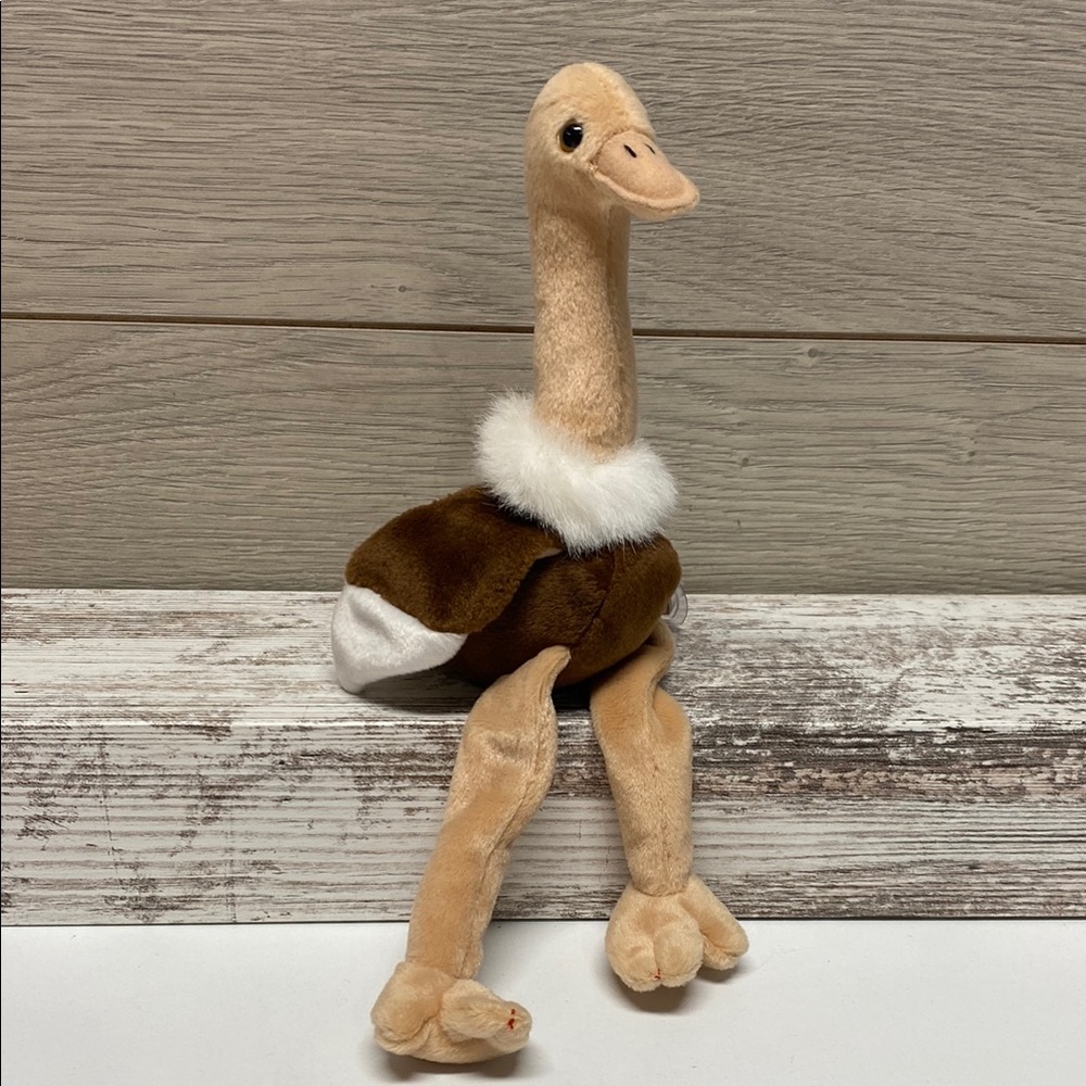 TY Beanie Baby Collection ‘Stretch’ Ostrich